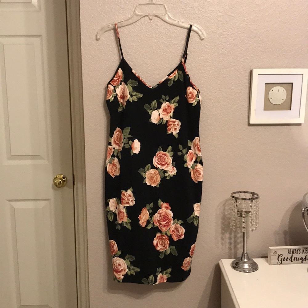 Rose mini dress